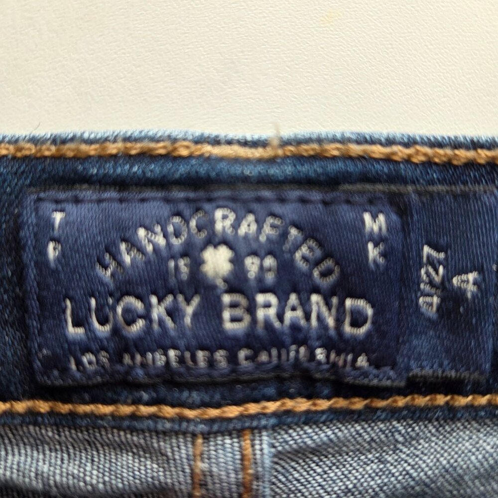 Lucky Brand Easy Rider Bootcut Jeans Dark Wash Size 4 - Picture 11 of 14
